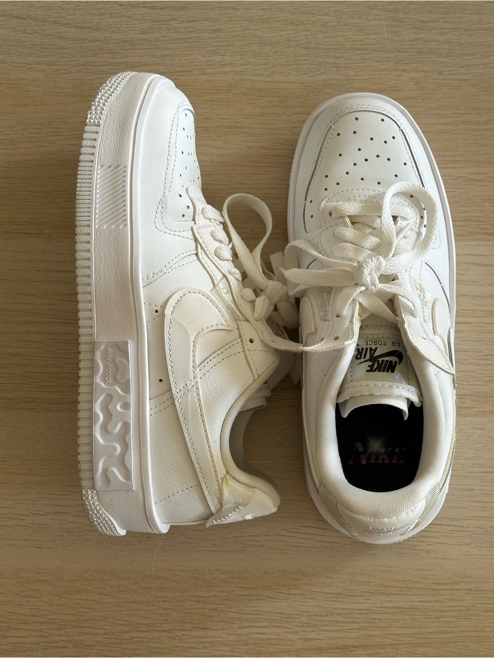 Nike Air Force 1, Size 7, LIKE NEW, Fontanka Low-Top Sneaker, White, rare